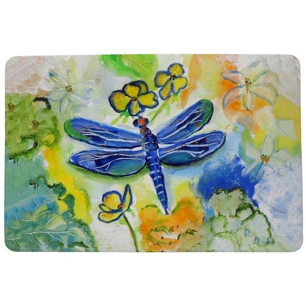 Betsy Drake Betsy Drake DM817 Dragonfly Garden Door Mat - 18 x 26 in. DM817 - main